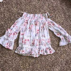 Off the shoulder blouse